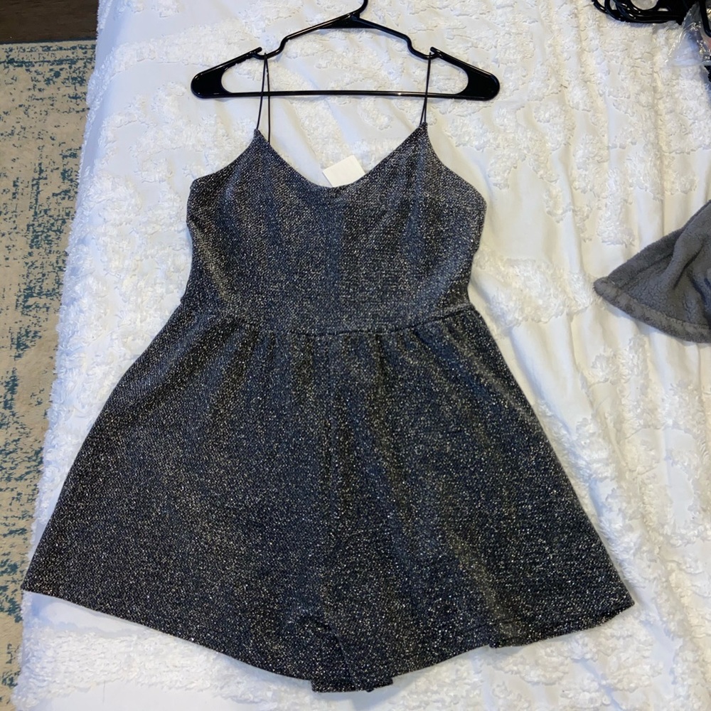 H&M sparkle romper NWT